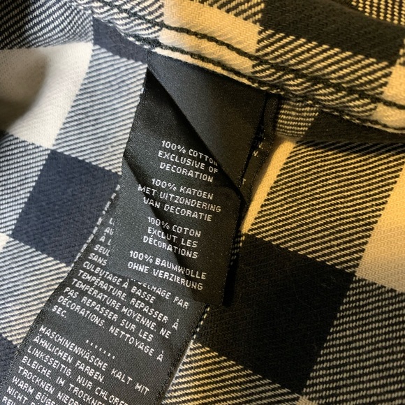 Harley-Davidson Men's Buffalo Plaid Button Front Long Sleeve Shirt - Picture 11 of 11